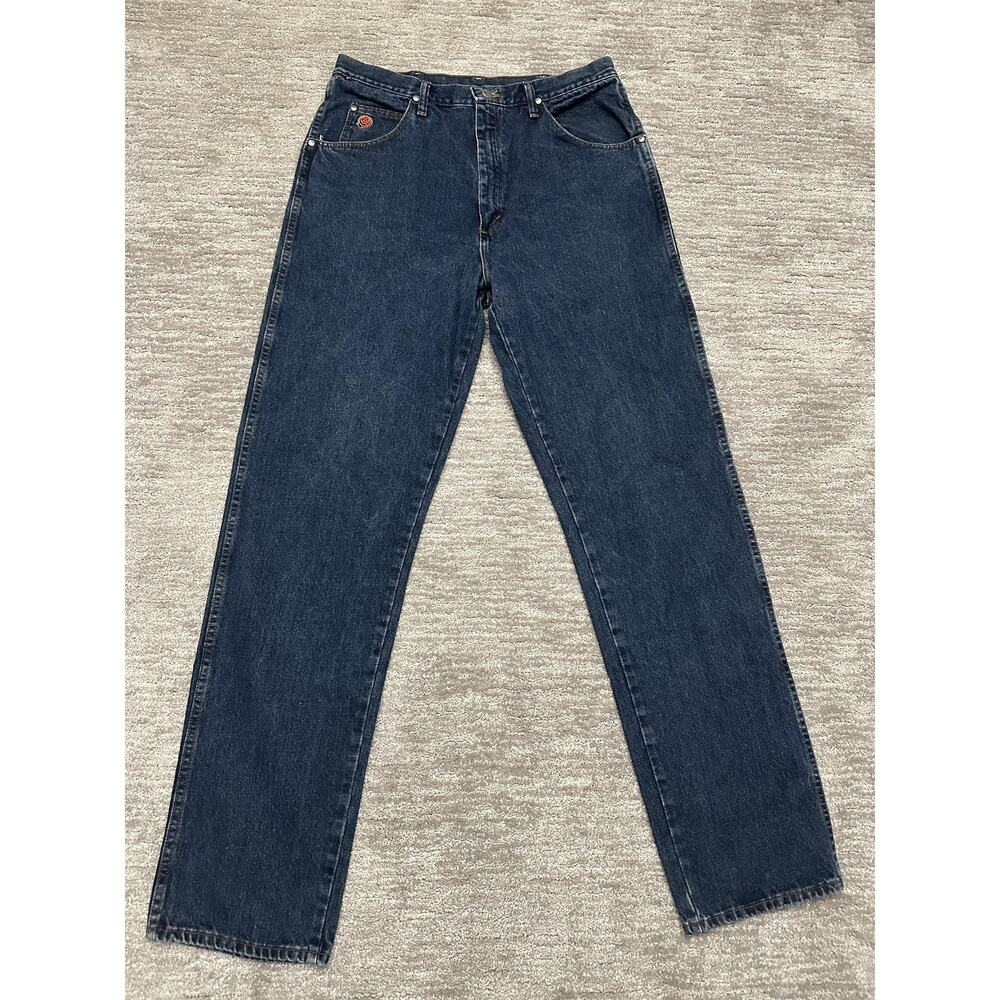 Wrangler 20x Jeans Mens 36x30 Blue Denim Original Fit Western Cowboy